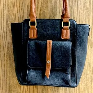 Black and brown Charming Charlie purse